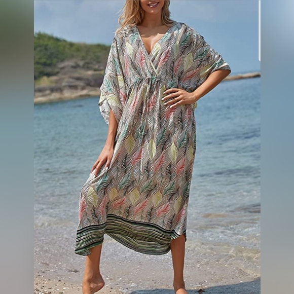 Swim Beachwear Turkish Kaftans Long Swimsuit Cover Up Poshmark